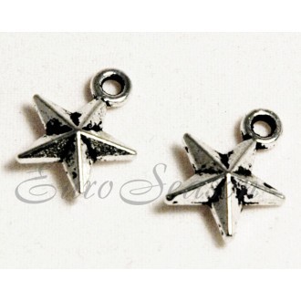 Подвеска мет.№062 10х18мм цв.Silver (цена за 1шт)